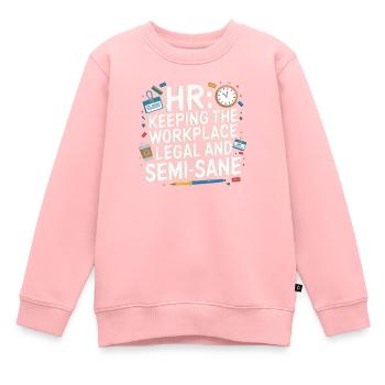 Gestionnaire des ressources humaines Ressources humaines Employé Milieu de travail Drame - Sweat Premium enfant bio - rose - Devant - AI Model Kid Female (0cm)