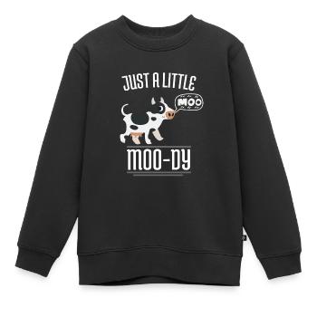 Farm Animal Drôle de cadeau pour les agriculteurs Vache - Sweat Premium enfant bio - noir - Devant - AI Model Kid Female (0cm)