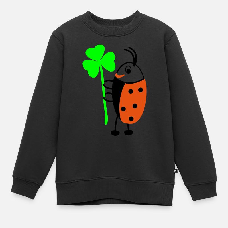 Coccinelle - Sweat Premium enfant bio - noir