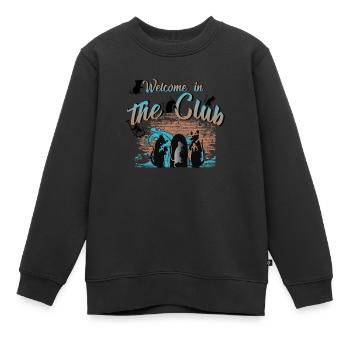 Rats Art Design 2 - Sweat Premium enfant bio - noir - Devant - AI Model Kid Female (0cm)