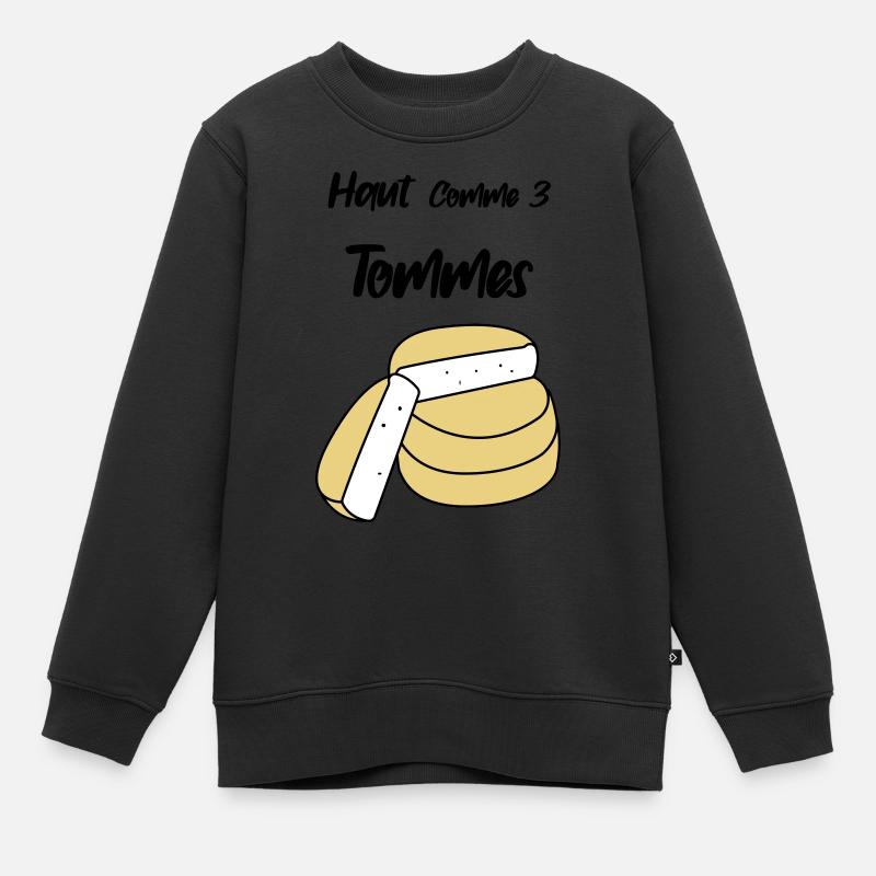 Haut comme trois tommes - Sweat Premium enfant bio - noir