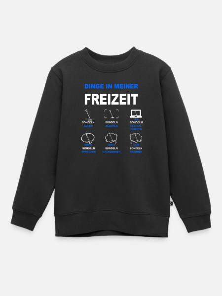 Sondeln Metalldetektor Sondler Metallsucher Schatz - Kinder Premium Organic Sweatshirt - Schwarz