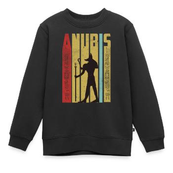 Égypte - Sweat Premium enfant bio - noir - Devant - AI Model Kid Female (0cm)