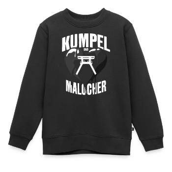 RUHRPOTT KUMPEL UND MALOCHER RUHRGEBIET - Kinder Premium Organic Sweatshirt - Schwarz - Vorne - AI Model Kid Female (0cm)