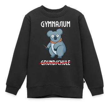 Gymnasium Grundschulabschluss - Kinder Premium Organic Sweatshirt - Schwarz - Vorne - AI Model Kid Female (0cm)