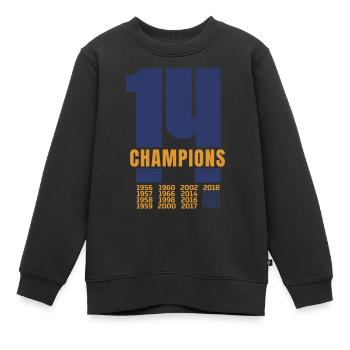 Madrid Champions 2022 - Sweat Premium enfant bio - noir - Devant - AI Model Kid Female (0cm)