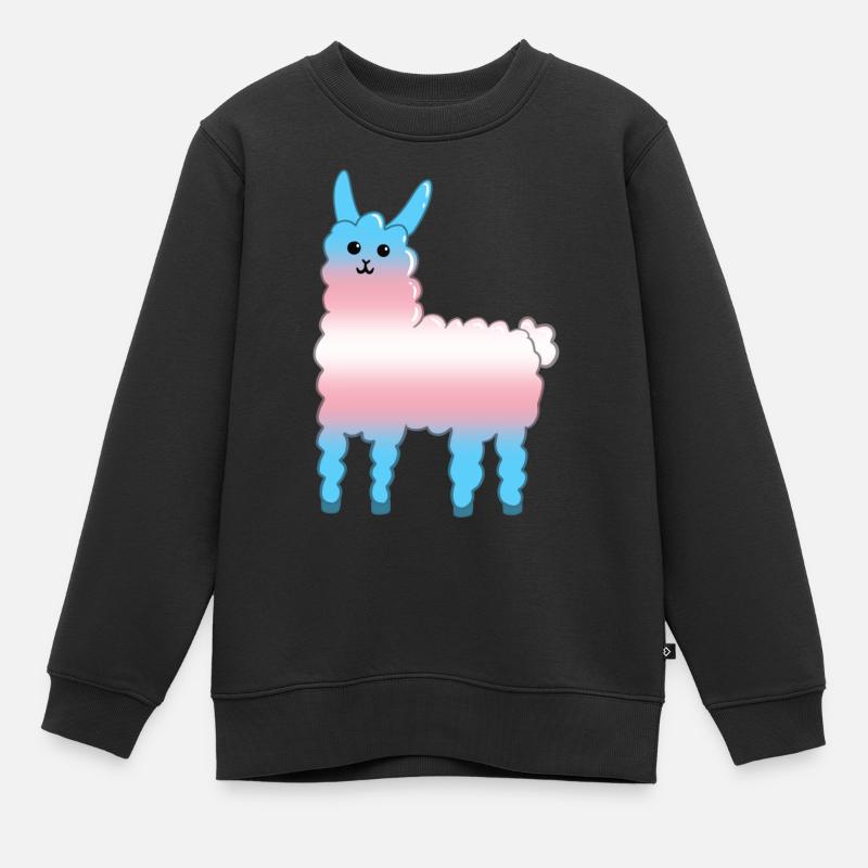 Lama Trans - Kinder Premium Organic Sweatshirt - Schwarz
