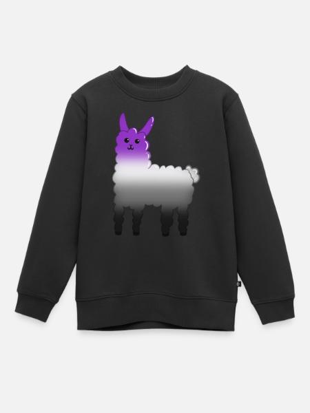 As de lama - Sweat Premium enfant bio - noir