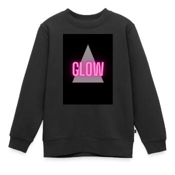 Glow Story - Kinder Premium Organic Sweatshirt - Schwarz - Vorne - AI Model Kid Female (0cm)