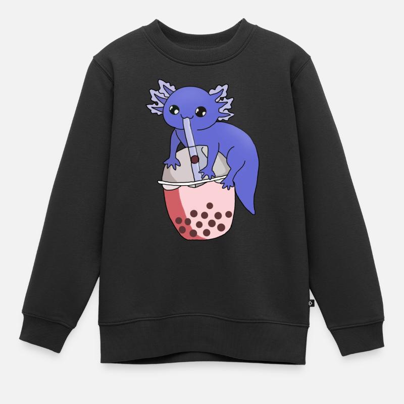 BubbleAxo - Sweat Premium enfant bio - noir