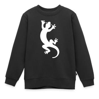 Salamander - Kinder Premium Organic Sweatshirt - Schwarz - Vorne - AI Model Kid Female (0cm)