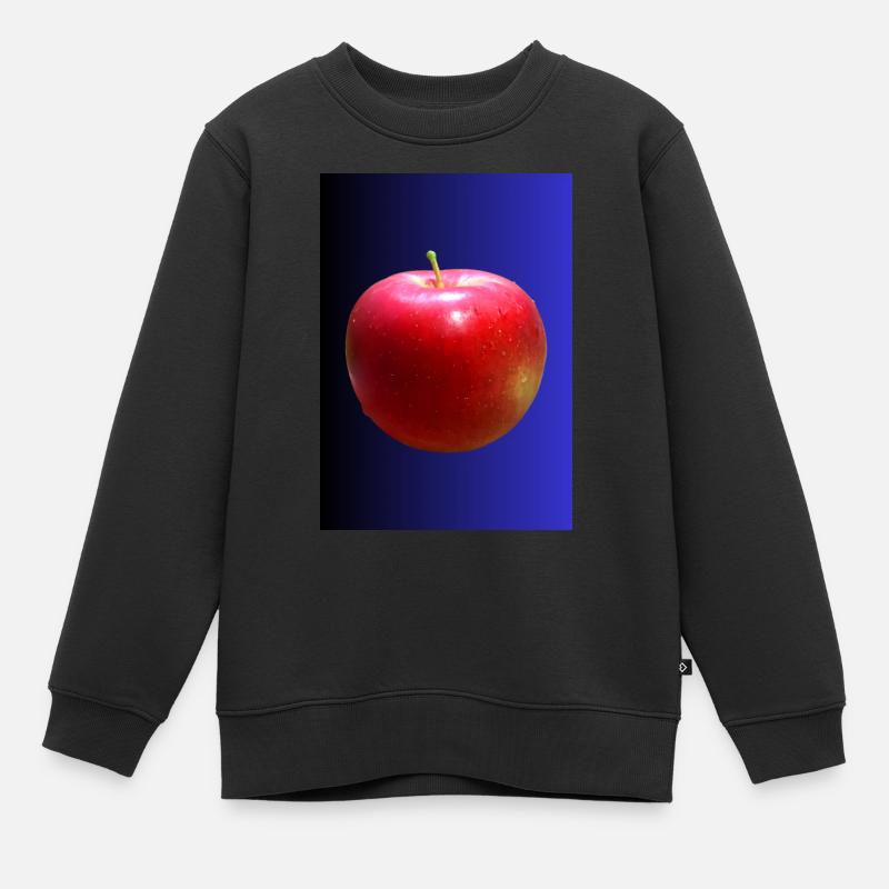 Pomme - Sweat Premium enfant bio - noir