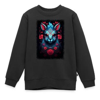 animal rights activists baby animal present - Kinder Premium Organic Sweatshirt - Schwarz - Vorne - AI Model Kid Female (0cm)