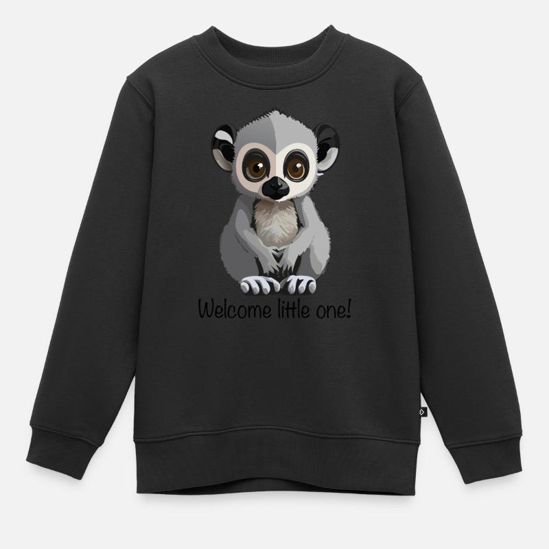 Maki - Sweat Premium enfant bio - noir
