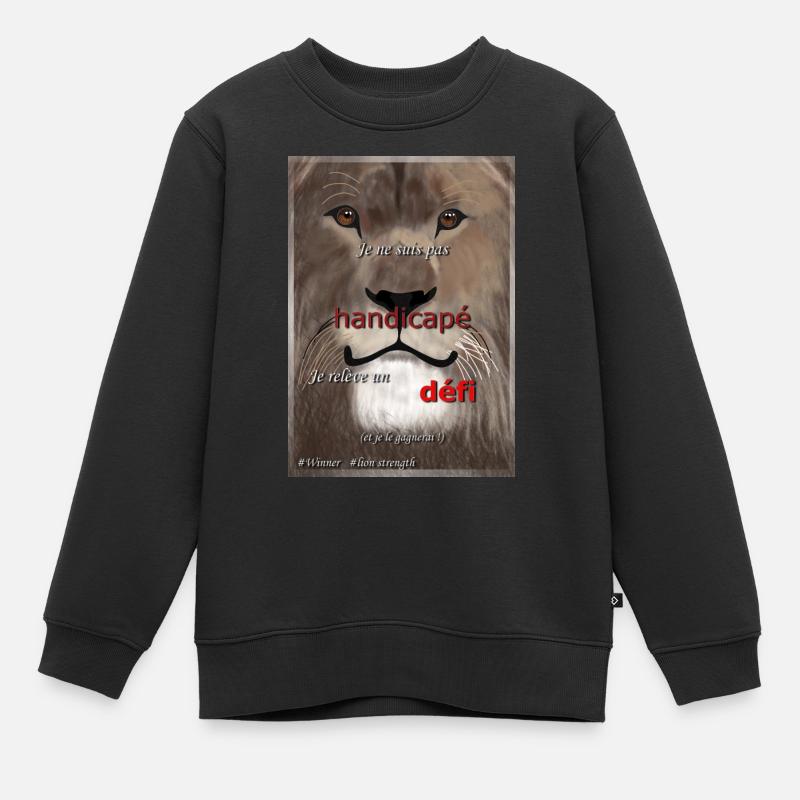 handicap - Sweat Premium enfant bio - noir