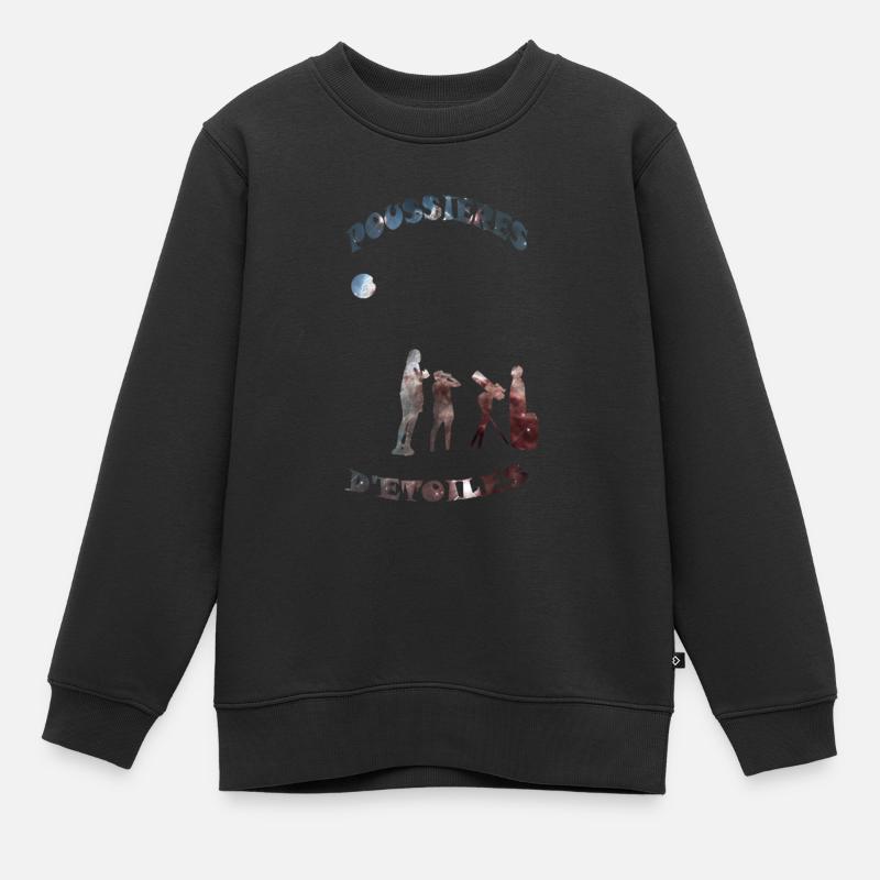 telescope - Sweat Premium enfant bio - noir