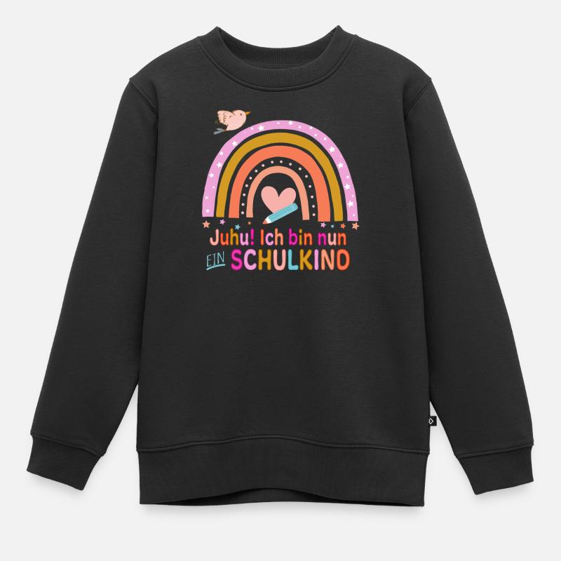 Début de l’école - Sweat Premium enfant bio - noir