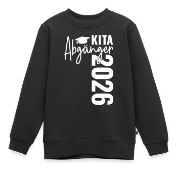Kita Abgänger 2026 - Kinder Premium Organic Sweatshirt - Schwarz - Vorne - AI Model Kid Female (0cm)
