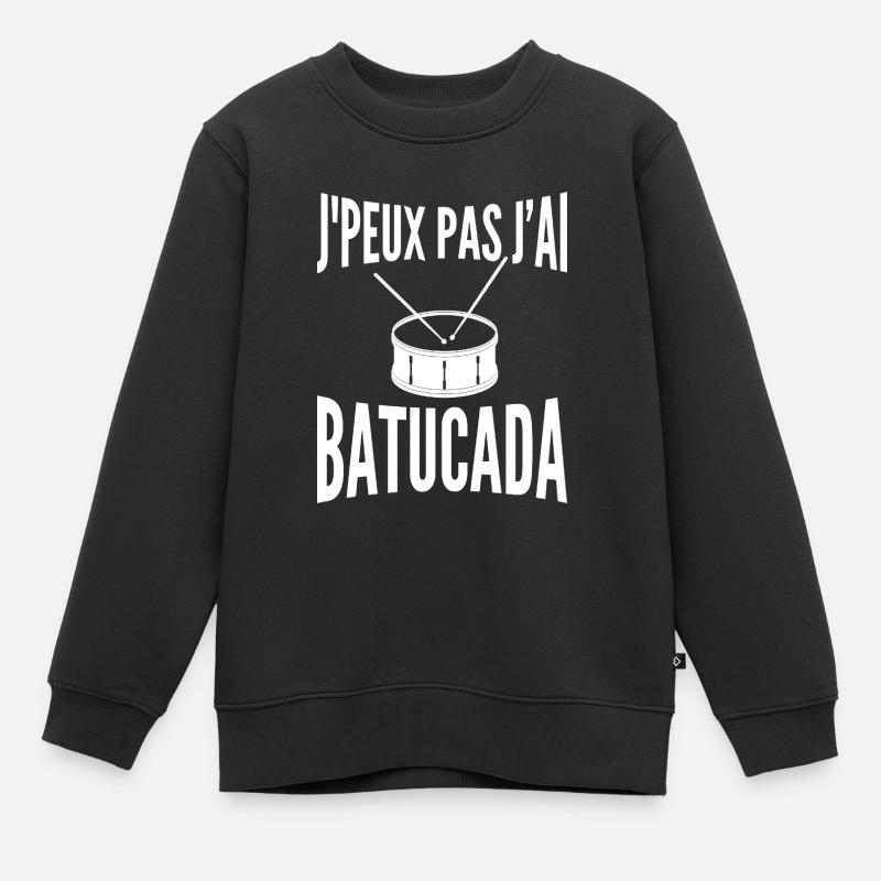 Batucada Schlagzeug | Samba - Kinder Premium Organic Sweatshirt - Schwarz