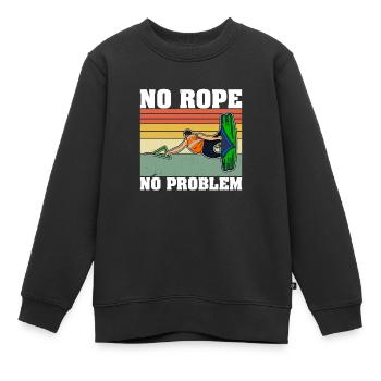 Water ski skilift Wakeboarder wakeboarding - Kinder Premium Organic Sweatshirt - Schwarz - Vorne - AI Model Kid Female (0cm)