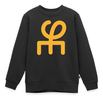 Amour- Wanyiyi - Sweat Premium enfant bio - noir - Devant - AI Model Kid Female (0cm)