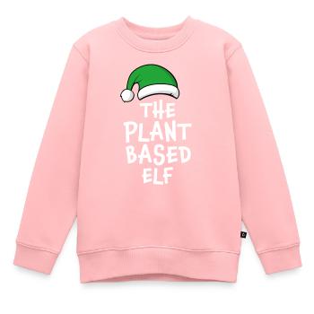 L’elfe à base de plantes - Sweat Premium enfant bio - rose - Devant - AI Model Kid Female (0cm)