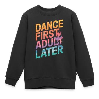 Tanzen Tänzer Tanzen - Kinder Premium Organic Sweatshirt - Schwarz - Vorne - AI Model Kid Female (0cm)