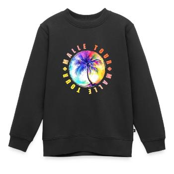 Malle Tour Bunt - Kinder Premium Organic Sweatshirt - Schwarz - Vorne - AI Model Kid Female (0cm)