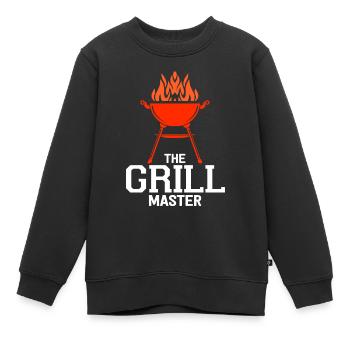 Barbecue Barbecue BBQ Summer Fest Idée cadeau - Sweat Premium enfant bio - noir - Devant - AI Model Kid Female (0cm)