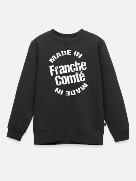 Made in Franche Comté blc - Sweat Premium enfant bio - noir