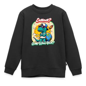 Extinct? Guess Who's Back? - Kinder Premium Organic Sweatshirt - Schwarz - Vorne - AI Model Kid Female (0cm)