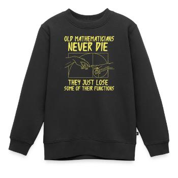 Fibonacci Geometrie Mathe Goldener Schnitt - Kinder Premium Organic Sweatshirt - Schwarz - Vorne - AI Model Kid Female (0cm)