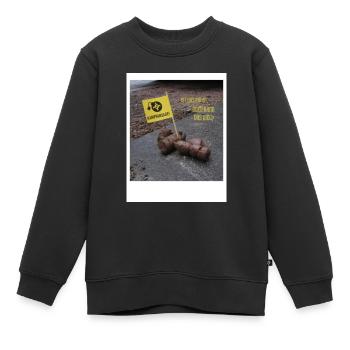 Ist das Kunst - Kinder Premium Organic Sweatshirt - Schwarz - Vorne - AI Model Kid Female (0cm)