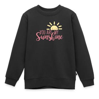 Tu es mon rayon de soleil - Sweat Premium enfant bio - noir - Devant - AI Model Kid Female (0cm)