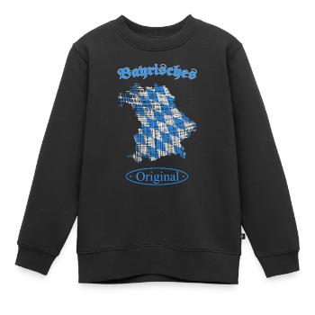 Bayrisches Original - Kinder Premium Organic Sweatshirt - Schwarz - Vorne - AI Model Kid Female (0cm)