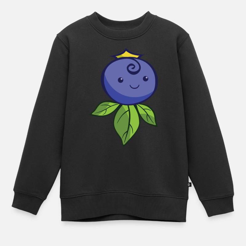 KingBerry - Sweat Premium enfant bio - noir