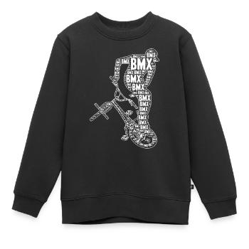 Kult BMX Bikes - Kinder Premium Organic Sweatshirt - Schwarz - Vorne - AI Model Kid Female (0cm)