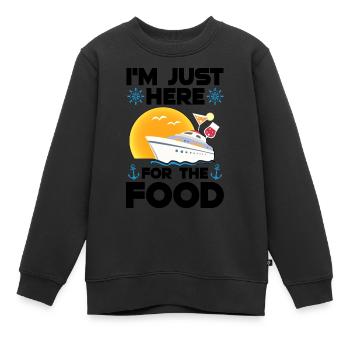 Kreuzfahrt - Kinder Premium Organic Sweatshirt - Schwarz - Vorne - AI Model Kid Female (0cm)