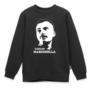 Carlos Marighella - Sweat Premium enfant bio - noir - Devant - AI Model Kid Female (0cm)