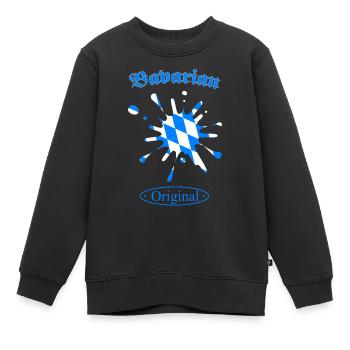 Bayern, Oberbayern, Geschenk für Bayern - Kinder Premium Organic Sweatshirt - Schwarz - Vorne - AI Model Kid Female (0cm)