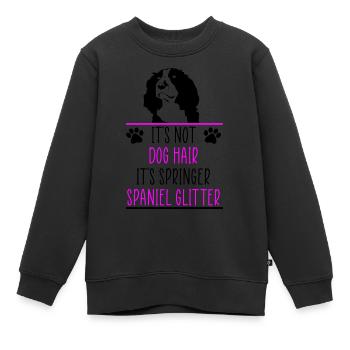 Springer-Zitat - Kinder Premium Organic Sweatshirt - Schwarz - Vorne - AI Model Kid Female (0cm)