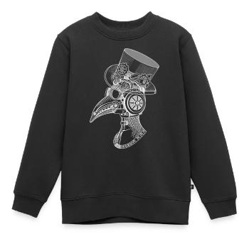 Steampunk-Stil - Kinder Premium Organic Sweatshirt - Schwarz - Vorne - AI Model Kid Female (0cm)