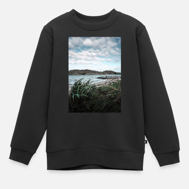 mer - Sweat Premium enfant bio - noir