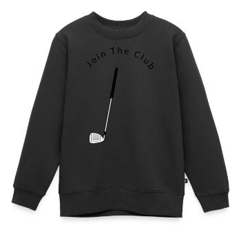 Treten Sie dem Club bei - Kinder Premium Organic Sweatshirt - Schwarz - Vorne - AI Model Kid Female (0cm)