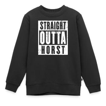 Horst, Ruhrgebiet, Ruhrpott, Essen Gelsenkirchen - Kinder Premium Organic Sweatshirt - Schwarz - Vorne - AI Model Kid Female (0cm)