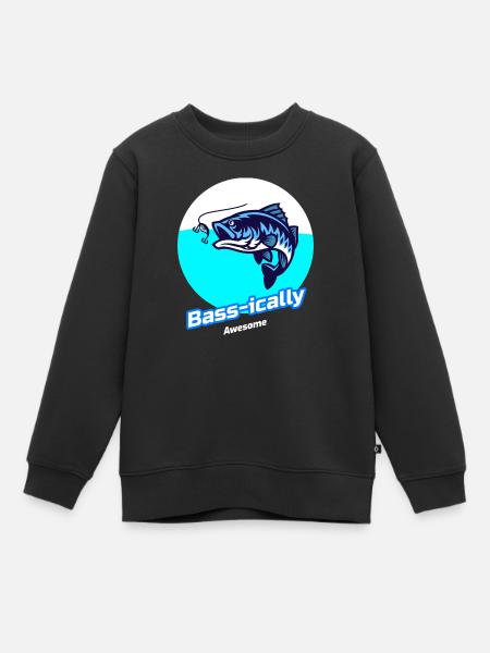 Bass-ish Awesome - Sweat Premium enfant bio - noir