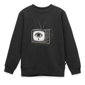 Der kathodische Riss - Kinder Premium Organic Sweatshirt - Schwarz - Vorne - AI Model Kid Female (0cm)