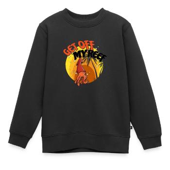 Poulpe Poulpe Tentacule de mer Poulpe Poulpe Poulpe Poulpe - Sweat Premium enfant bio - noir - Devant - AI Model Kid Female (0cm)