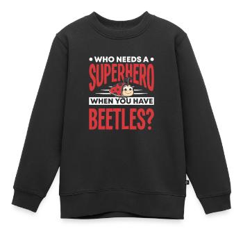 Insekten - Kinder Premium Organic Sweatshirt - Schwarz - Vorne - AI Model Kid Female (0cm)
