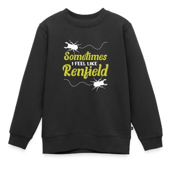Insectes - Sweat Premium enfant bio - noir - Devant - AI Model Kid Female (0cm)